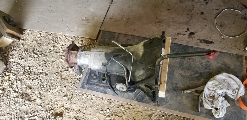 SUCCESS!!! One kinda broken 4L60 removed.
